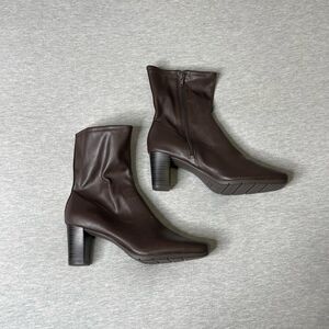 Aerosoles Women's Cinnamon Ankle Leather Booties Ankle Boots